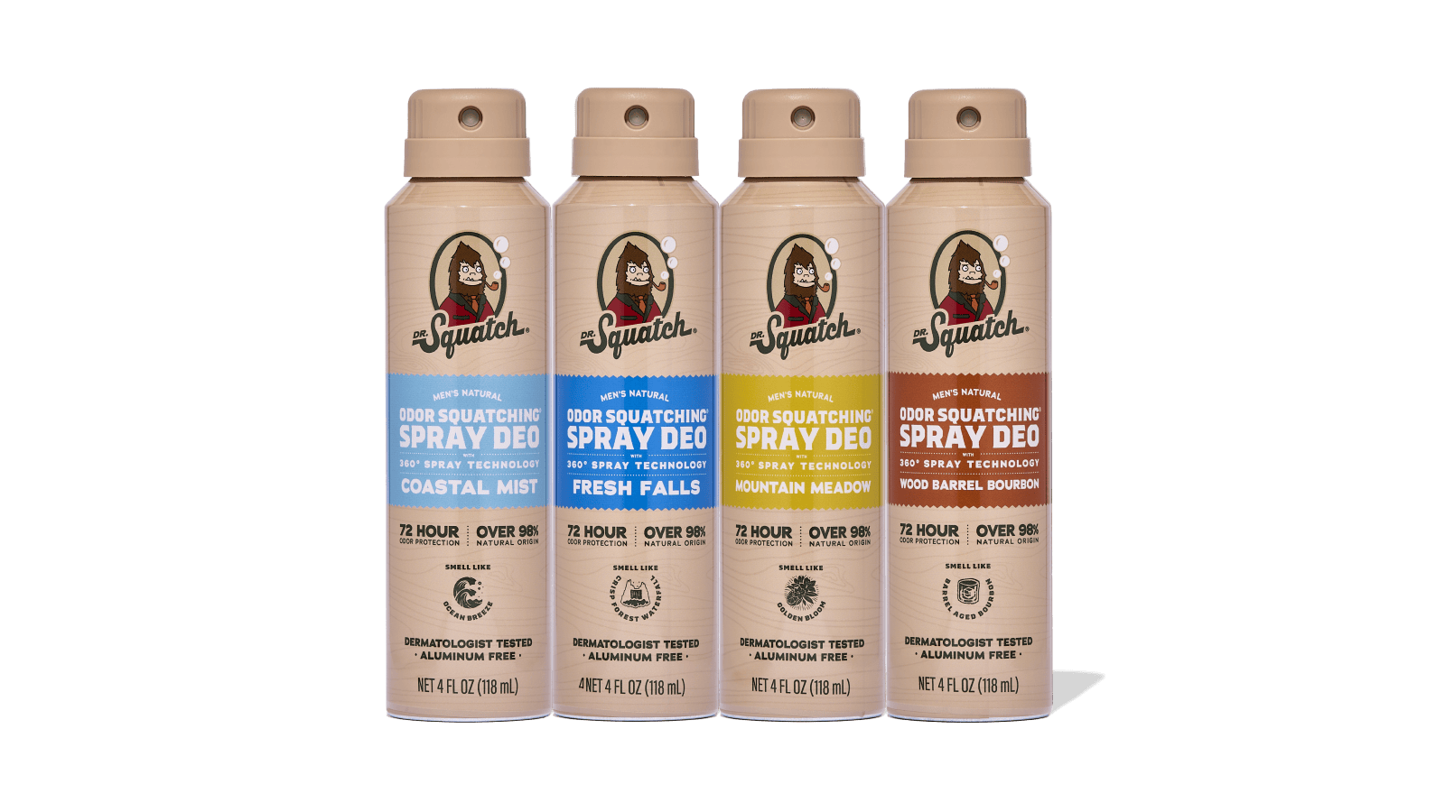 Spray Deodorant 4-Pack W5