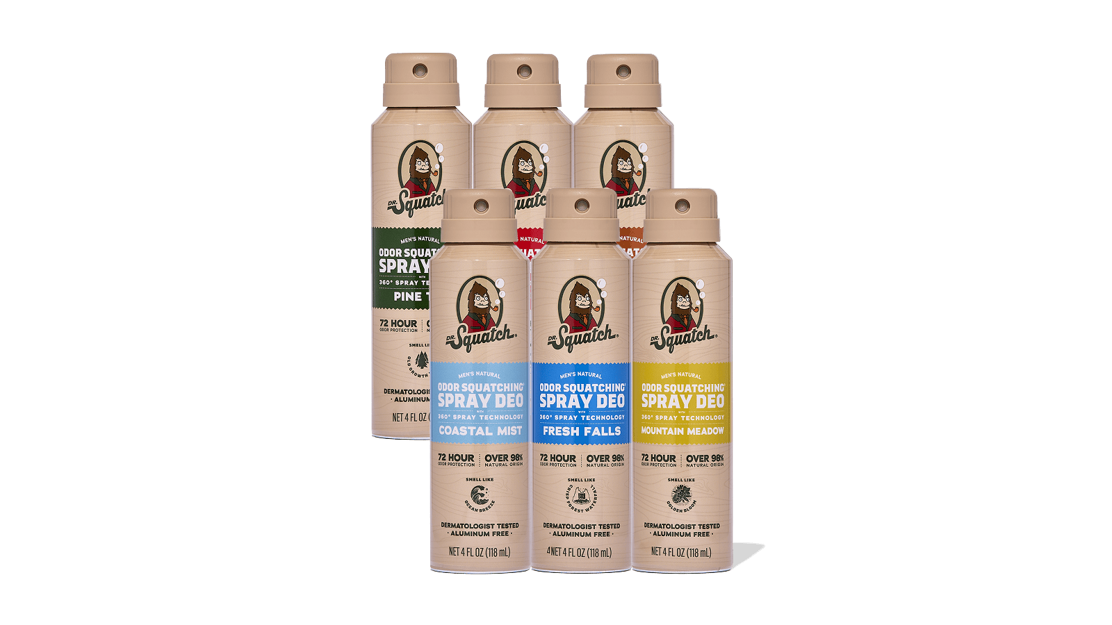 Spray Deodorant 6-Pack F8