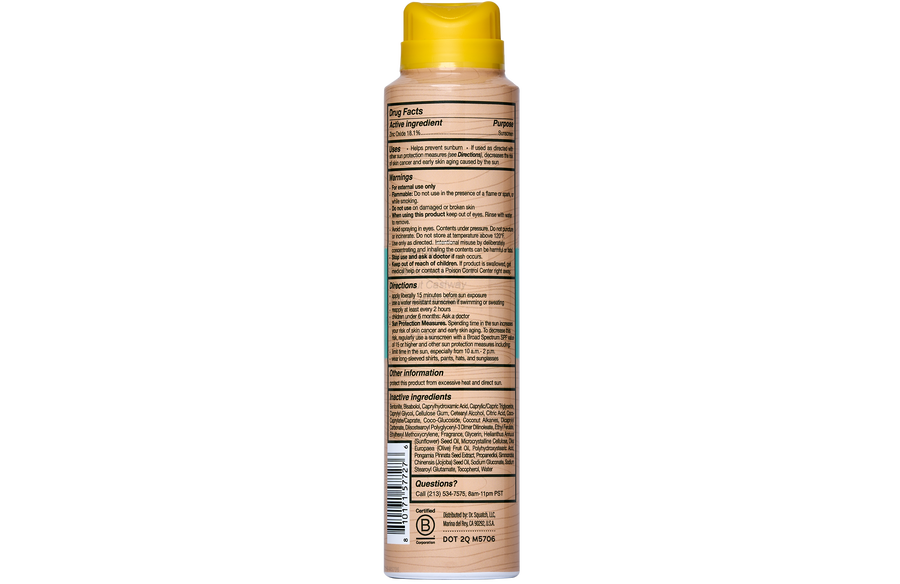 Spray Sunscreen | SPF 30 UVA/UVB Protection | Non-Greasy Mineral Sunscreen for Men L5