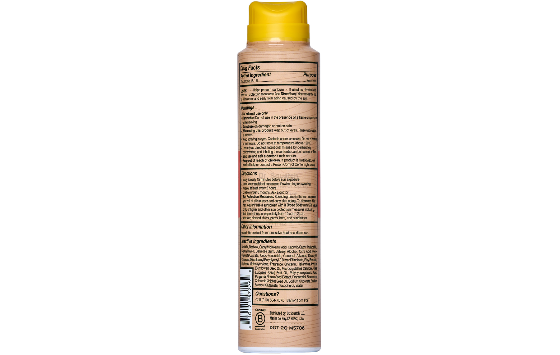 Spray Sunscreen | SPF 30 UVA/UVB Protection | Non-Greasy Mineral Sunscreen for Men L5