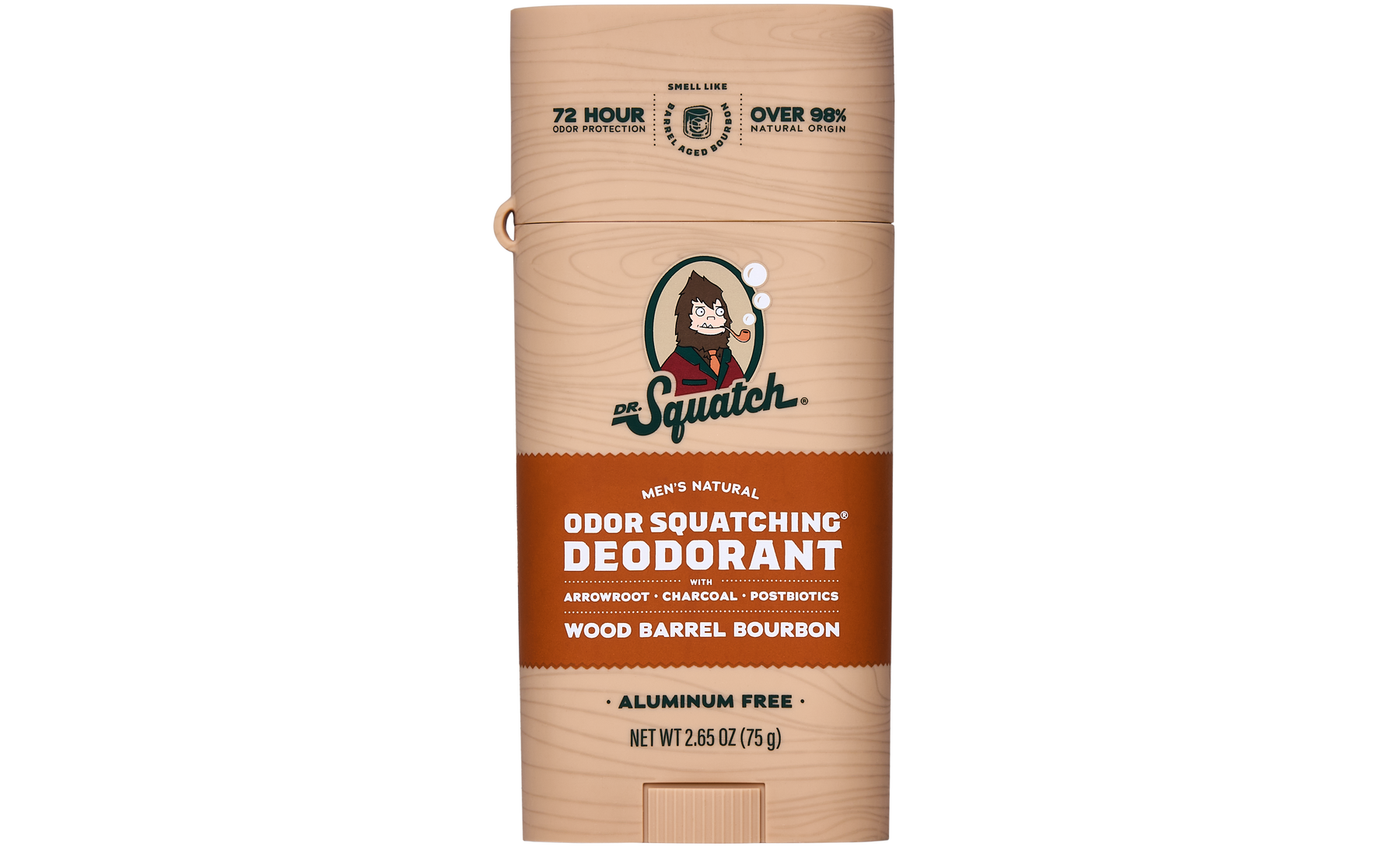 Wood Barrel Bourbon Deo Flask Z4