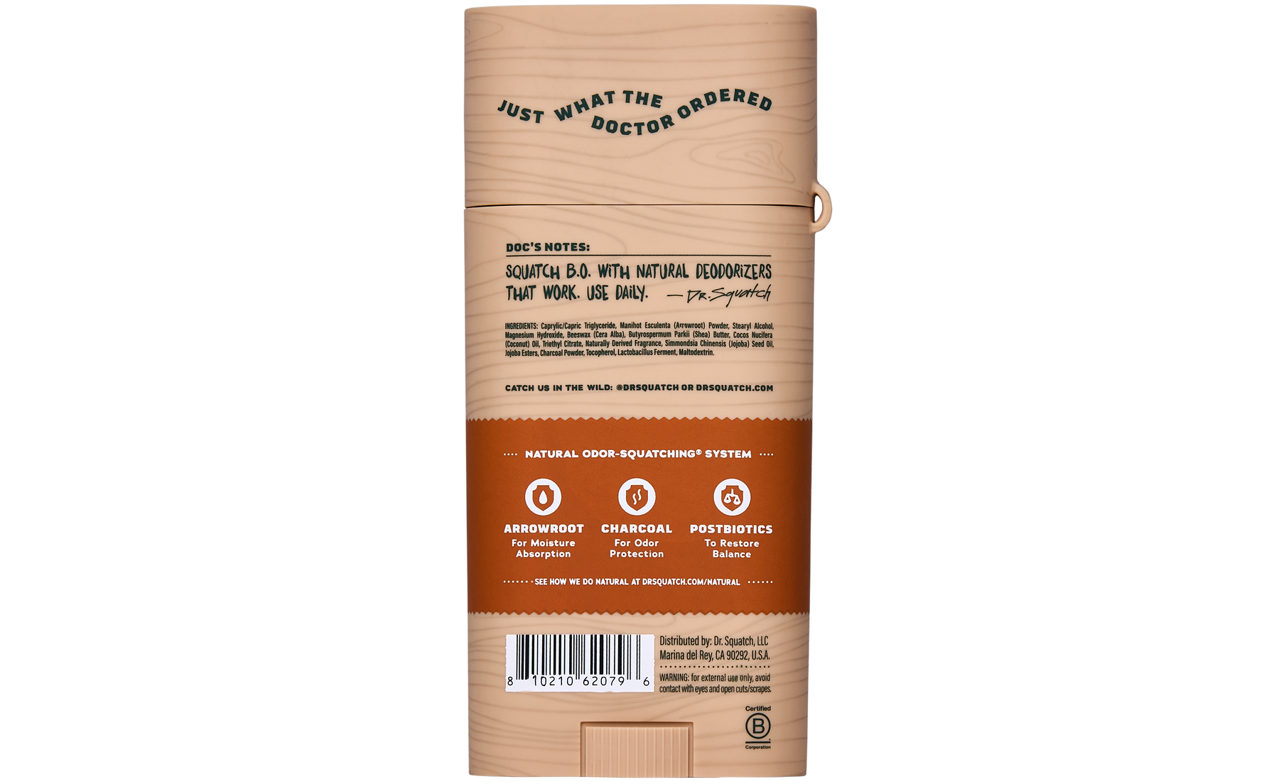 Wood Barrel Bourbon Deo Flask Z4