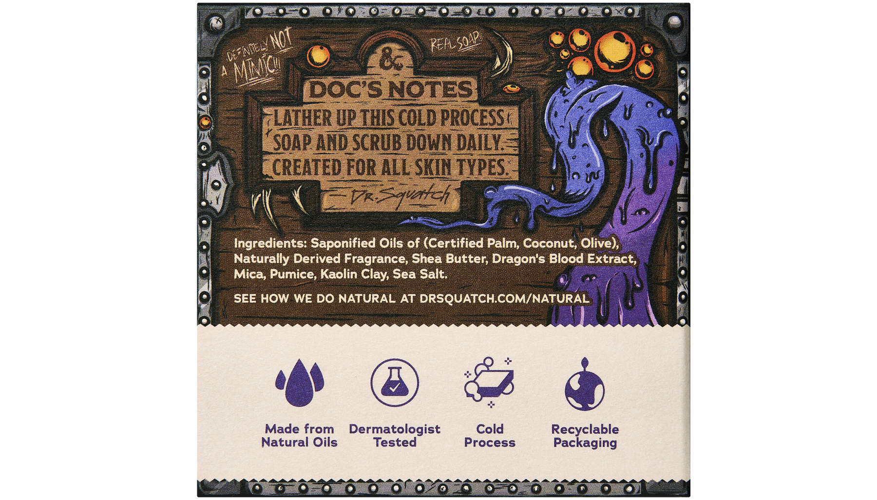 Dungeons & Dragons Mimic Bricc 3-Pack - Exclusive Limited Edition Bar Soap D6