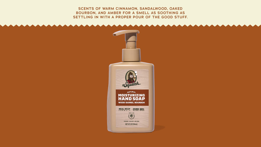 Wood Barrel Bourbon Hand Soap A2