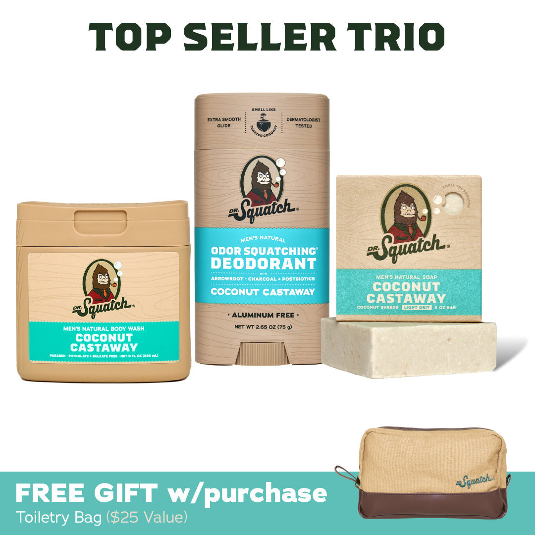 Soap, Deo, Body Wash + GWP Bag - Coconut Castaway F2