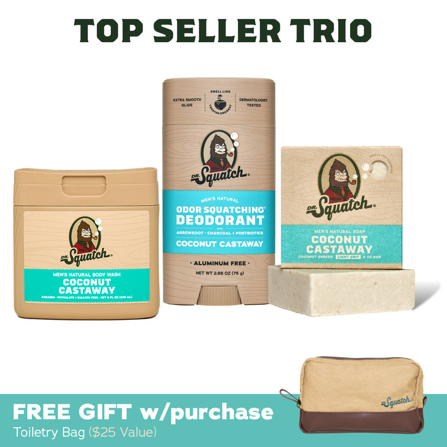 Soap, Deo, Body Wash + GWP Bag - Coconut Castaway F2