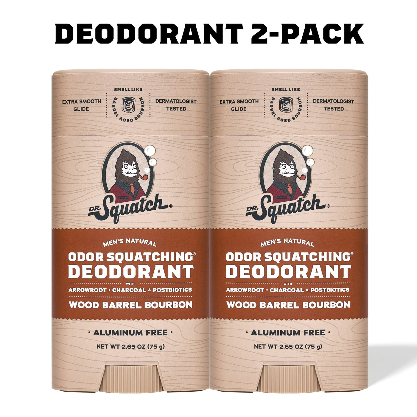 Wood Barrel Bourbon 2-Pack Deodorant D7