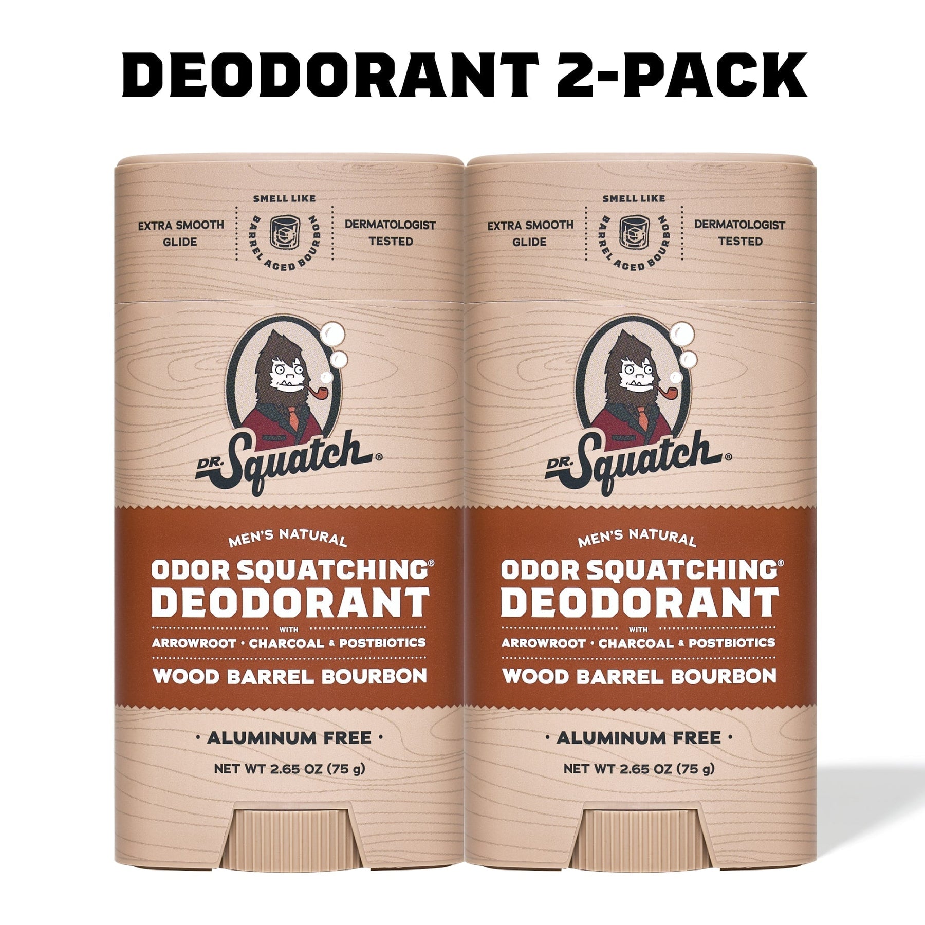 Wood Barrel Bourbon 2-Pack Deodorant D7