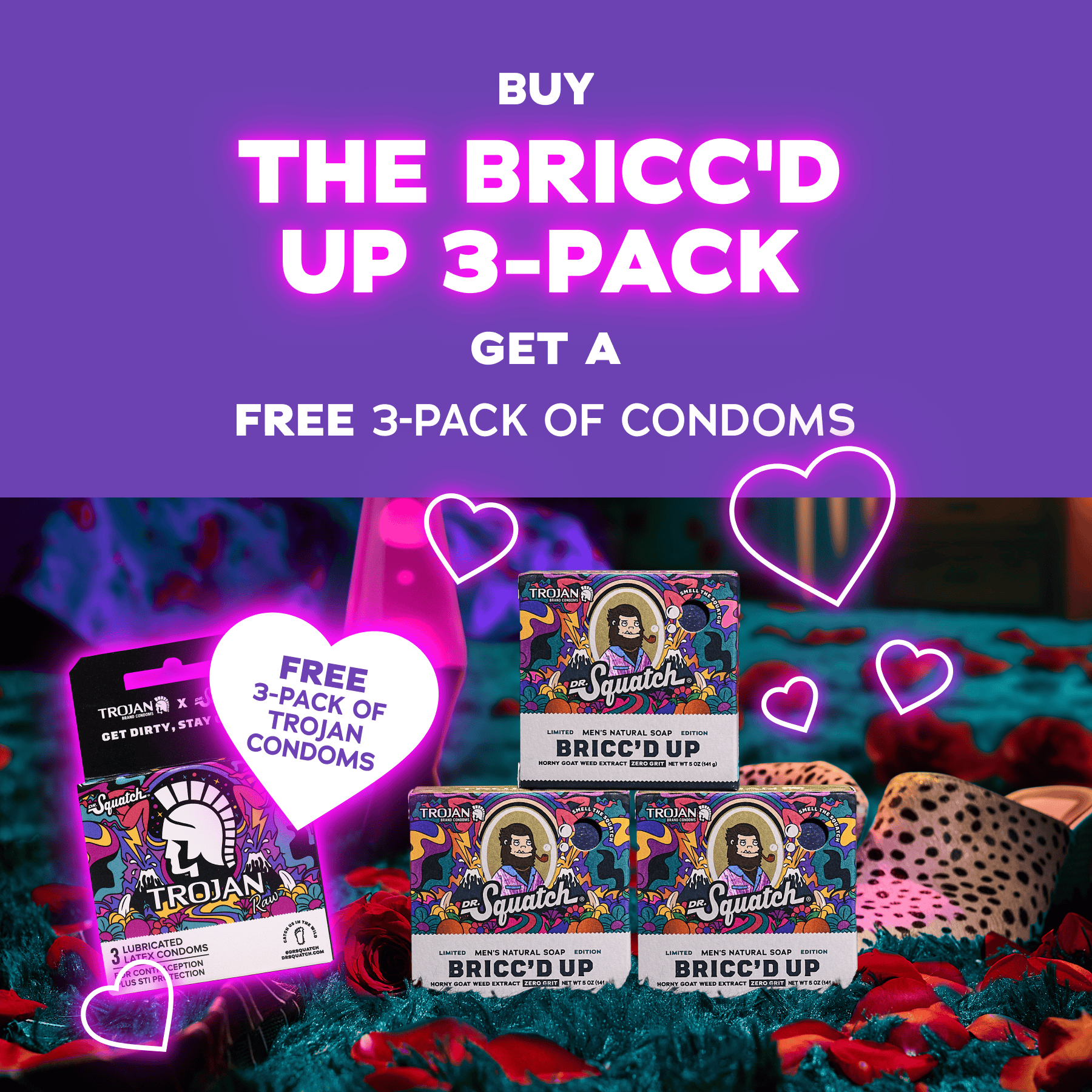 Bricc'd Up Condom 3-Pack Z9