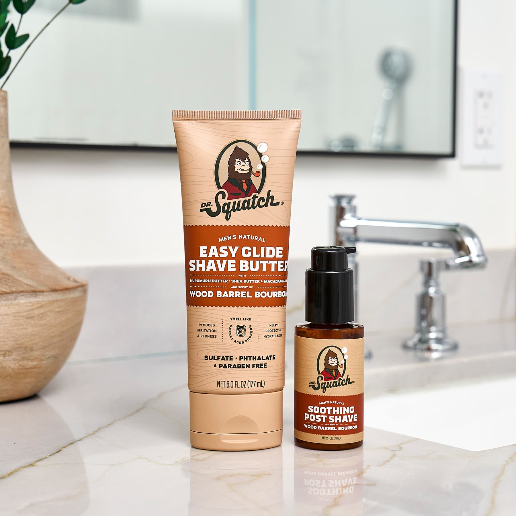 Wood Barrel Bourbon Smooth Shave Bundle O9