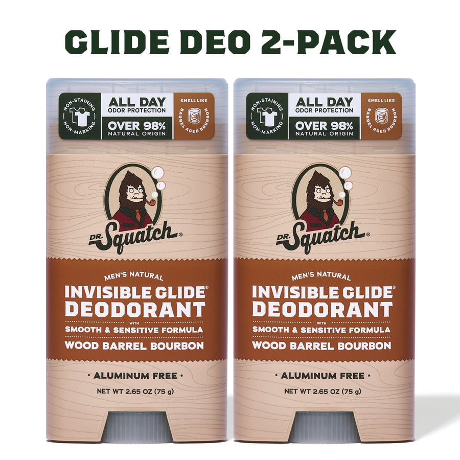 Wood Barrel Bourbon 2-Pack Invisible Glide Deo N7