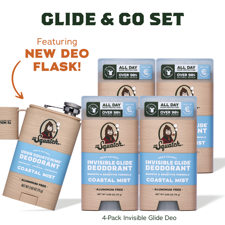 Coastal Mist IG Glide 4-Pack + Deo Flask T9