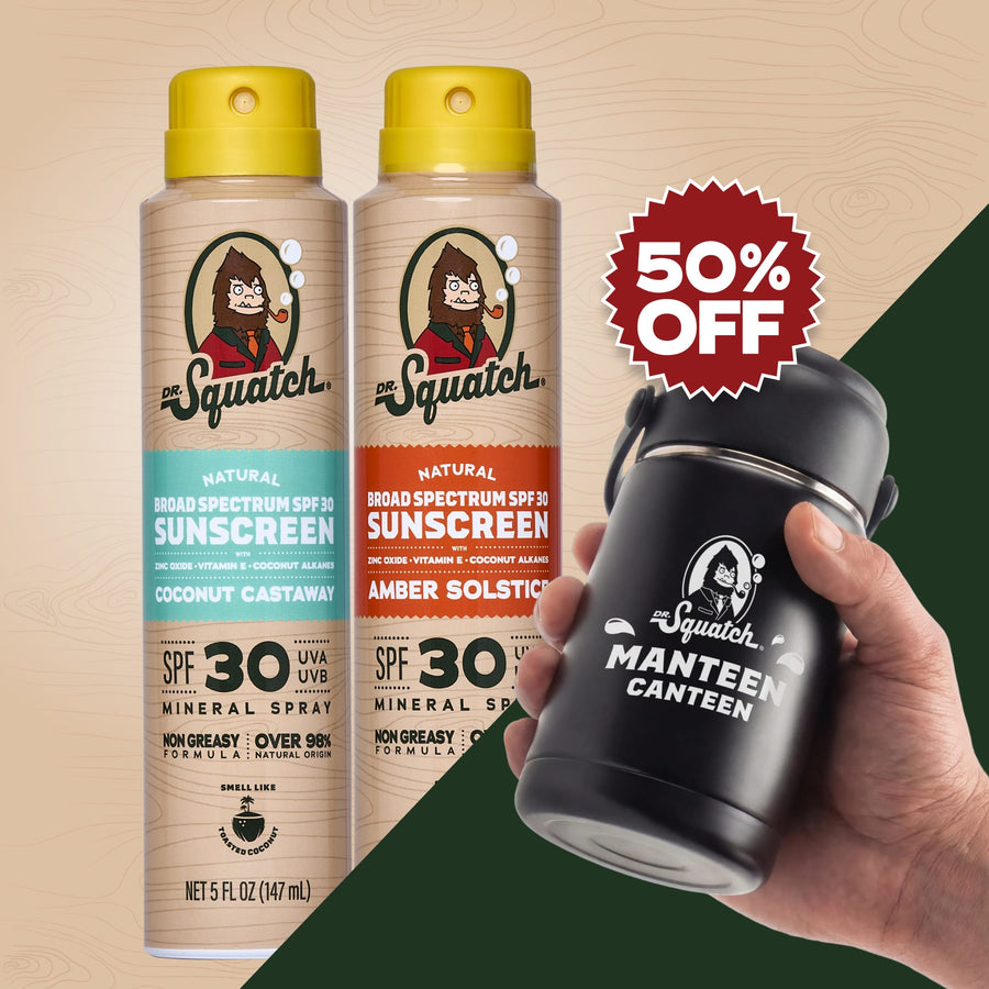 2-Pack Sunscreen + Manteen Canteen W0