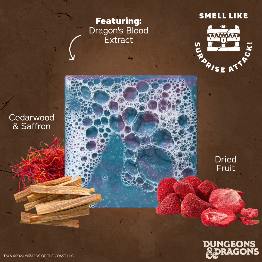 Dungeons & Dragons Mimic Bricc 3-Pack - Exclusive Limited Edition Bar Soap D6