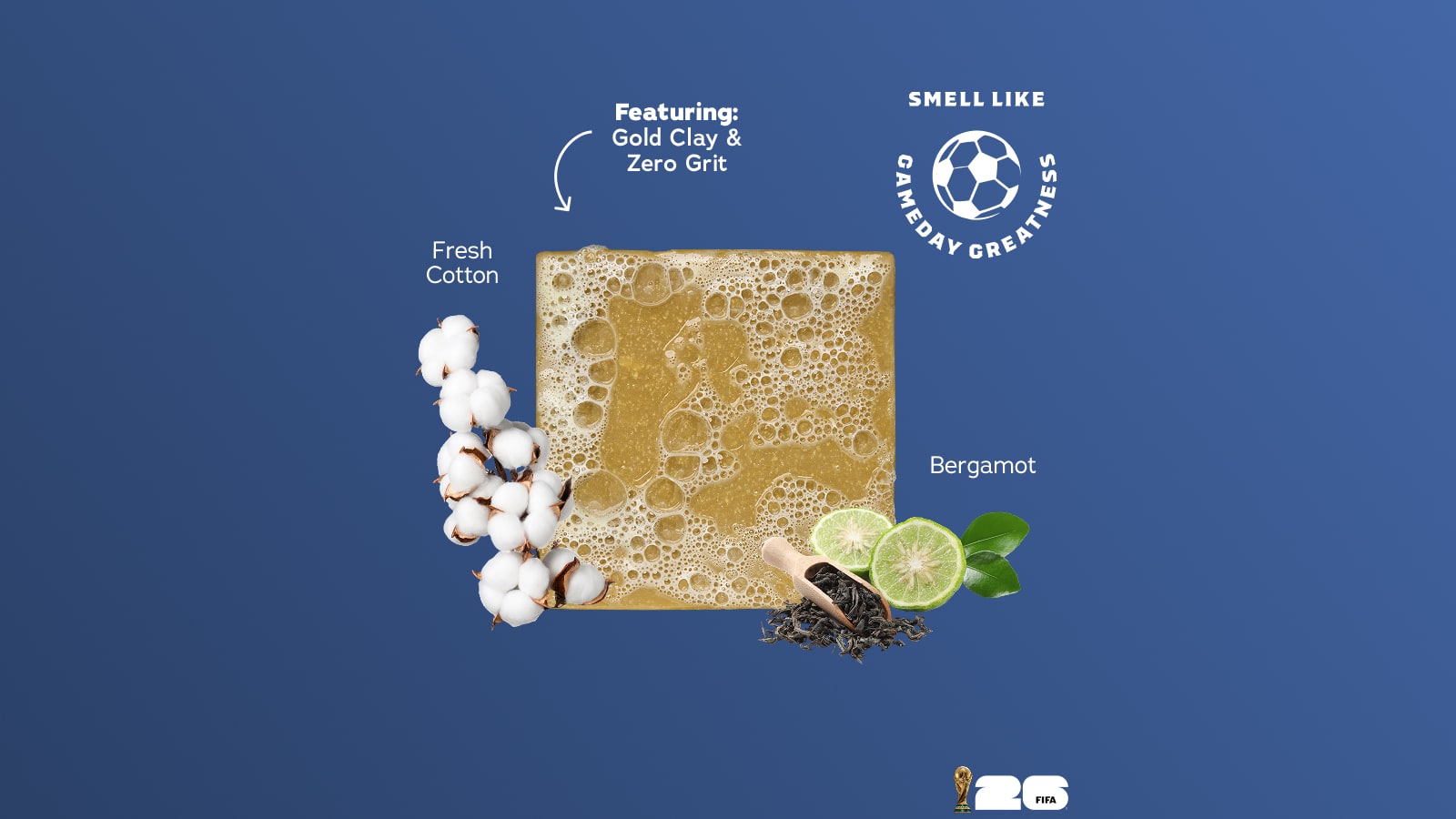 FIFA Golden Glory 3-Pack Bar Soap Bundle F1