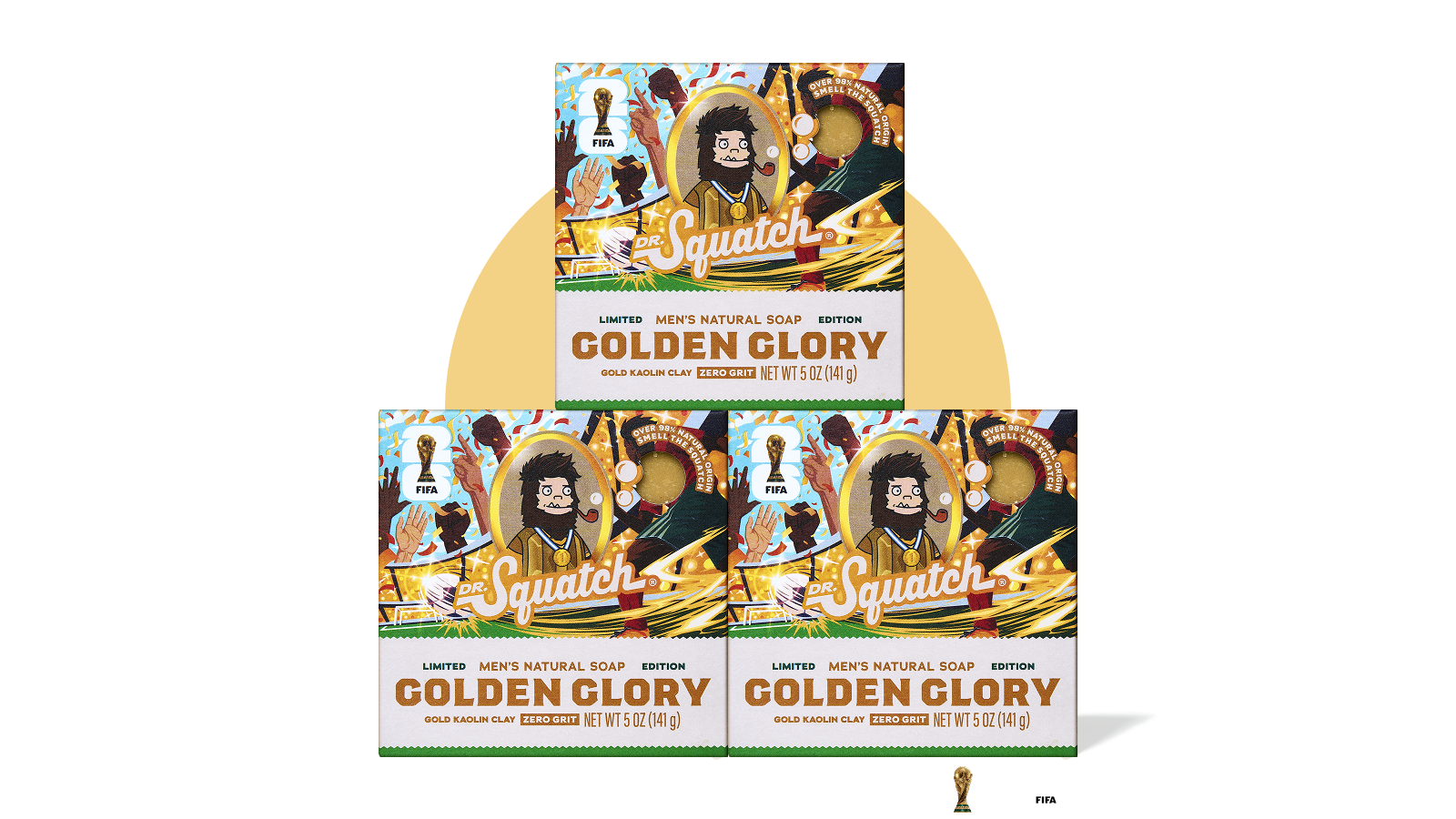 FIFA Golden Glory 3-Pack Bar Soap Bundle F1
