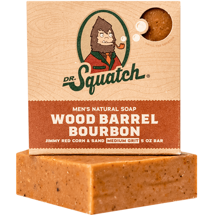 Essentials: Wood Barrel Bourbon Bar Soap Y4