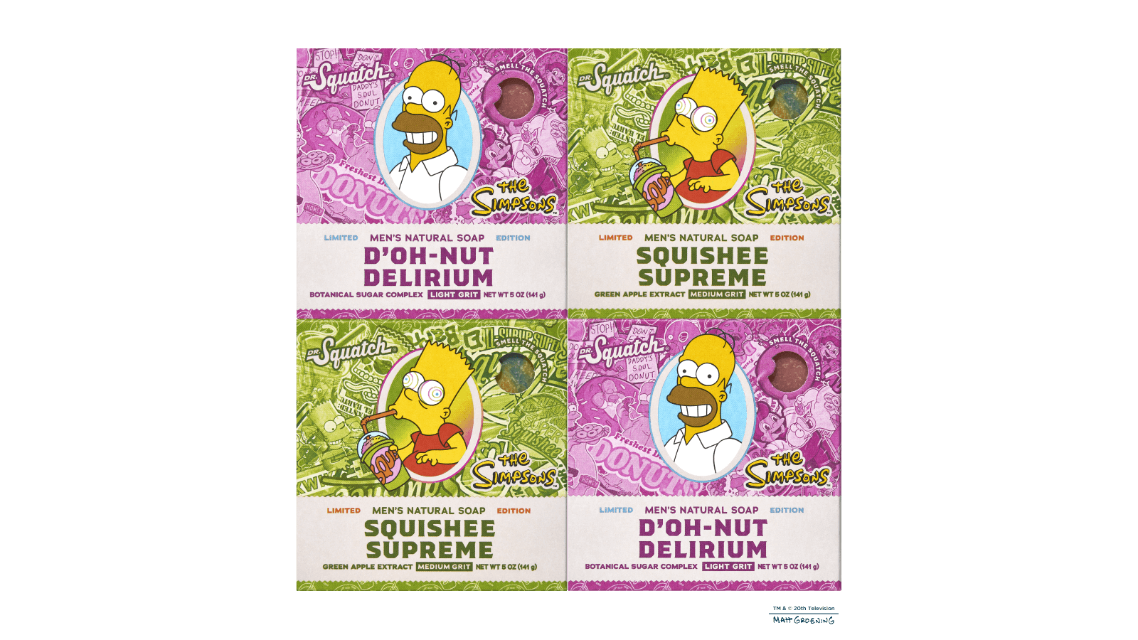 Simpsons Suds 4-Pack V5